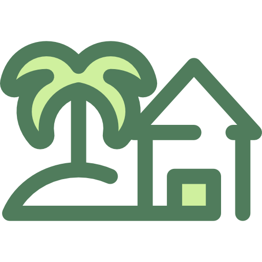 House Monochrome Green icon