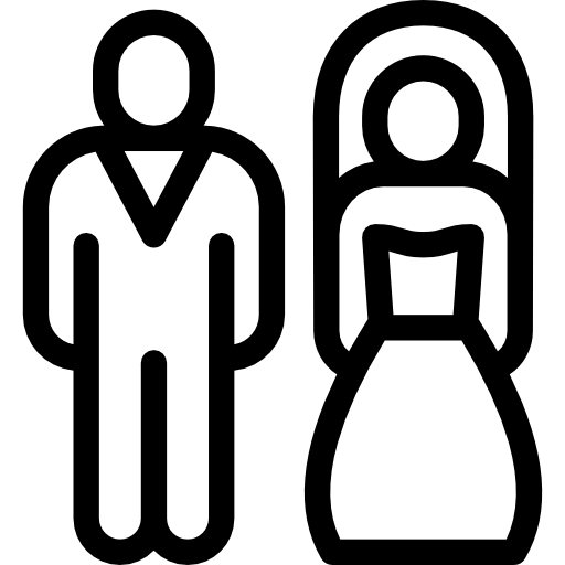 Wedding Detailed Rounded Lineal icon