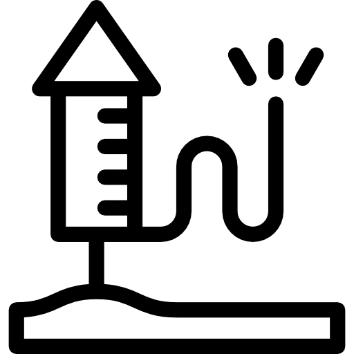 불꽃 Detailed Rounded Lineal icon