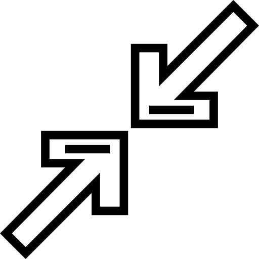 圧縮する Detailed Straight Lineal icon