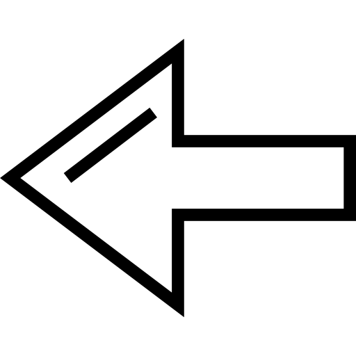freccia sinistra Detailed Straight Lineal icona