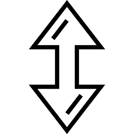 formaat wijzigen Detailed Straight Lineal icoon