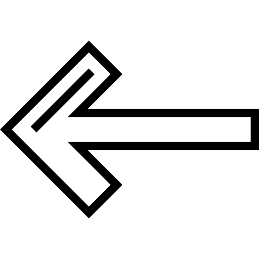 flèche gauche Detailed Straight Lineal Icône