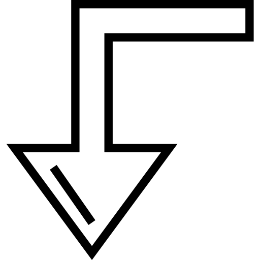 freccia diagonale Detailed Straight Lineal icona