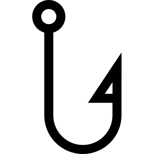 pescaria Basic Straight Lineal Ícone