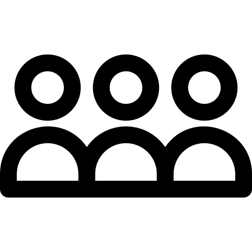 Group Basic Rounded Lineal icon