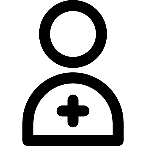 enfermera Basic Rounded Lineal icono