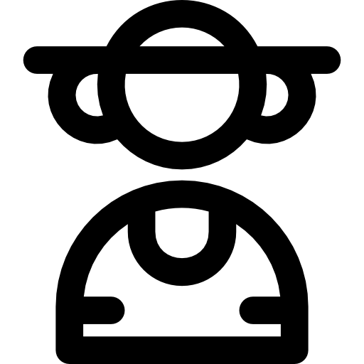 dama Basic Rounded Lineal icono