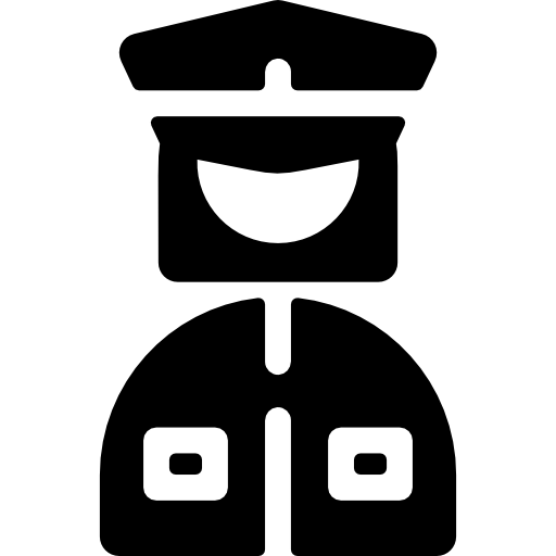 policjantka Basic Rounded Filled ikona