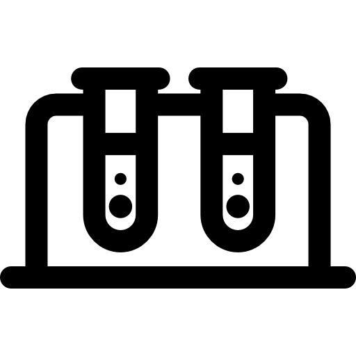 Test tube Basic Rounded Lineal icon
