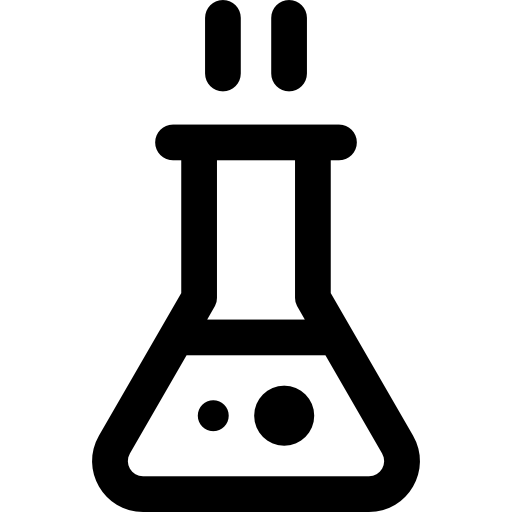 frasco Basic Rounded Lineal Ícone