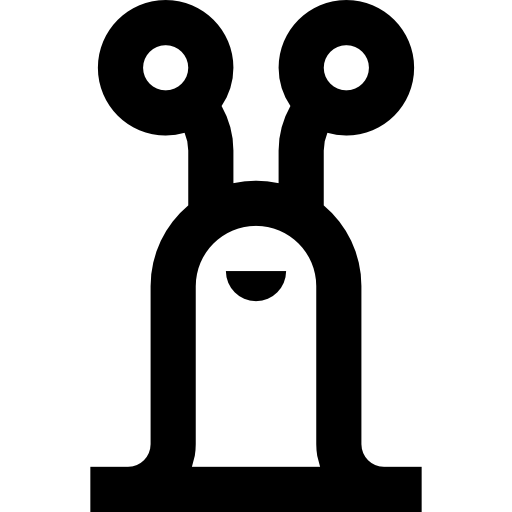 außerirdischer Basic Straight Lineal icon