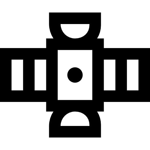 satellite Basic Straight Lineal Icône