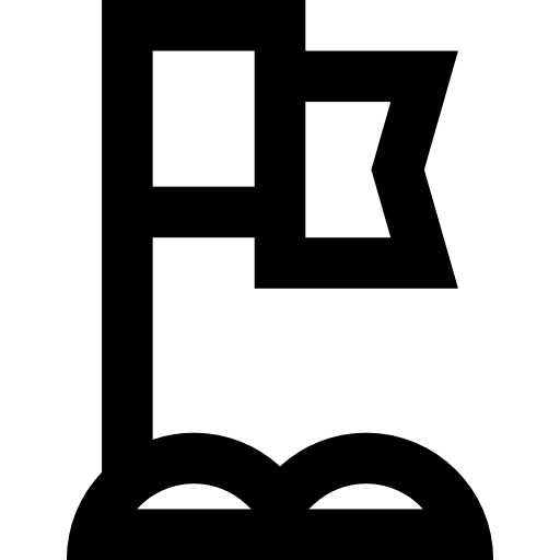bandiera Basic Straight Lineal icona