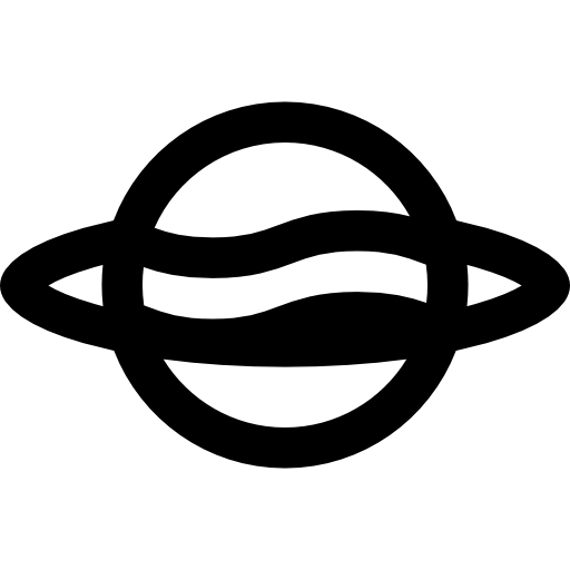 planeta Basic Straight Lineal ikona