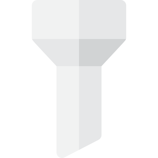 embudo Basic Rounded Flat icono