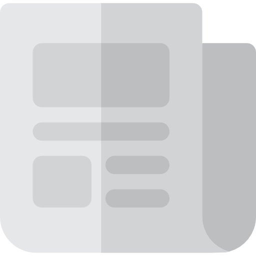 Newspaper Basic Rounded Flat icon