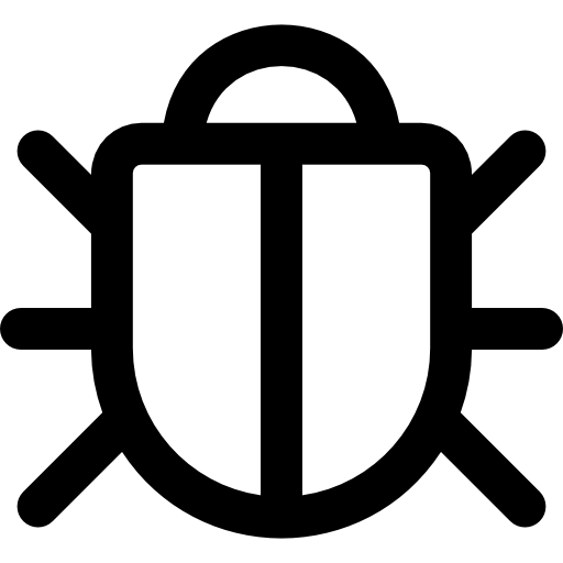 Bug Basic Rounded Lineal icon