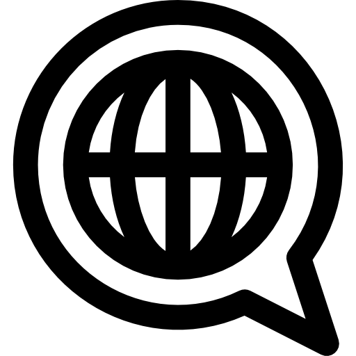 traducción Basic Rounded Lineal icono