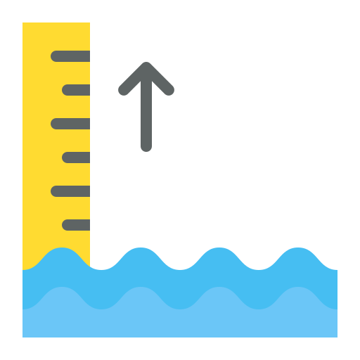 water niveau Generic Flat icoon