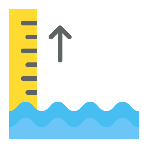 wasserstand Generic Flat icon