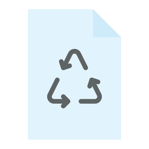 recykling papieru Generic Flat ikona