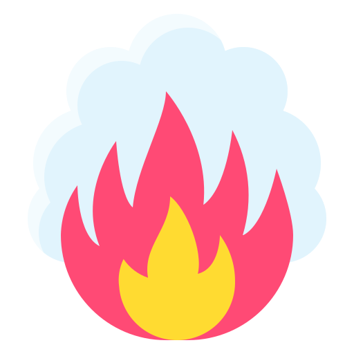 ogień Generic Flat ikona