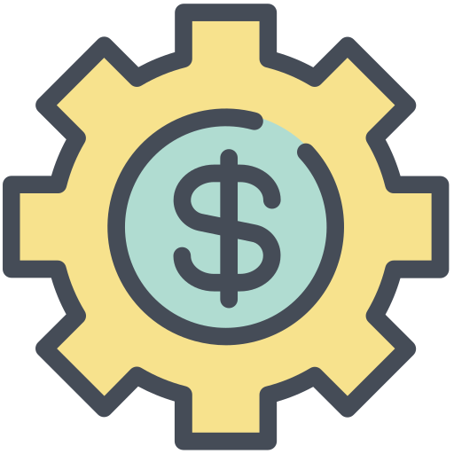moneda de dinero Generic Outline Color icono