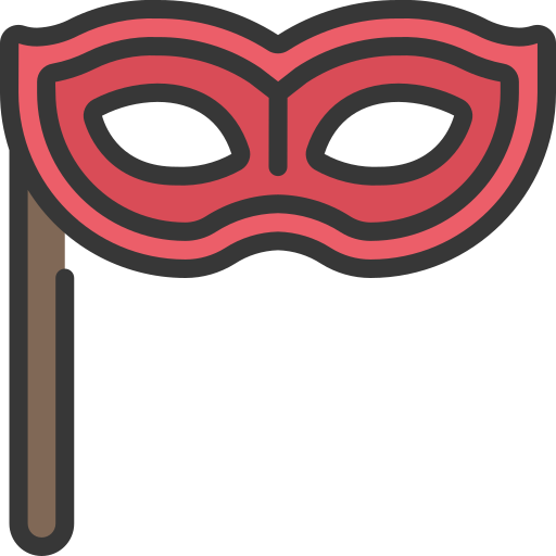 Party mask Juicy Fish Soft-fill icon