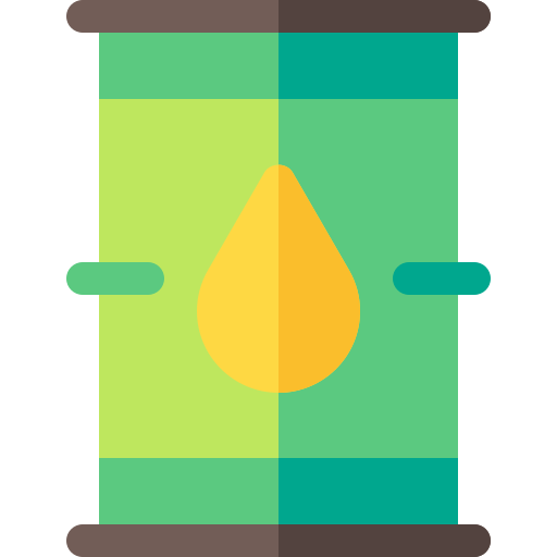 combustible ecológico Basic Rounded Flat icono