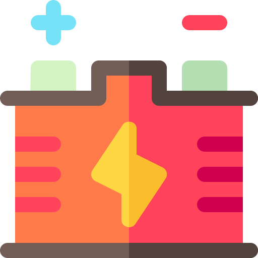 Battery Basic Rounded Flat icon