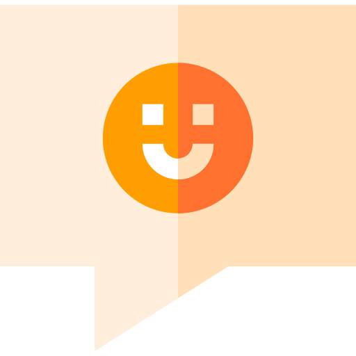 comentario positivo Basic Straight Flat icono