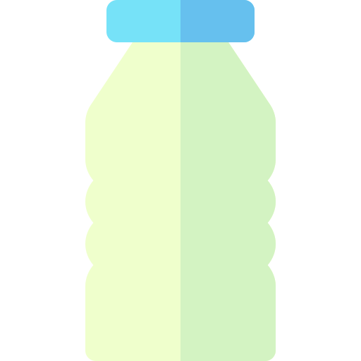 melk fles Basic Rounded Flat icoon