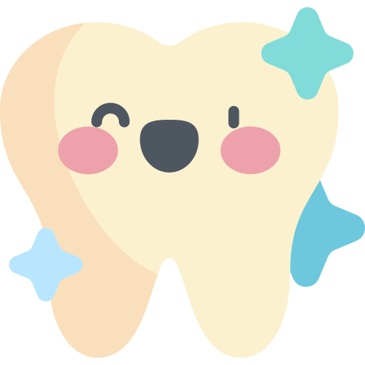 歯 Kawaii Flat icon