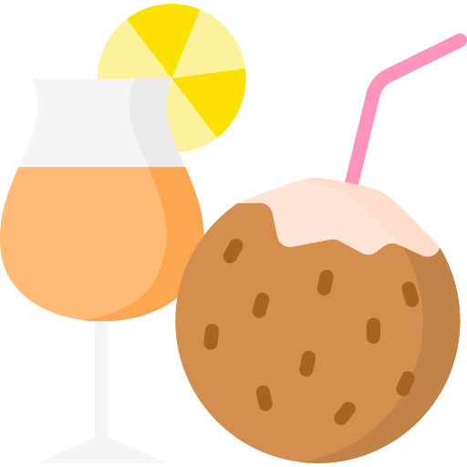 Fire cocktail Special Flat icon