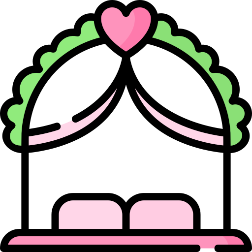 huwelijksboog Special Lineal color icoon