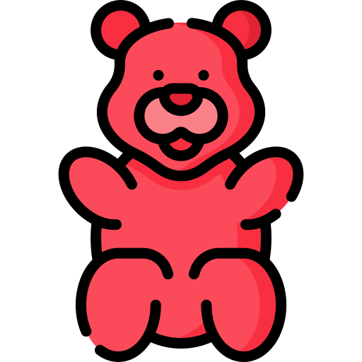 젤리 곰 Special Lineal color icon