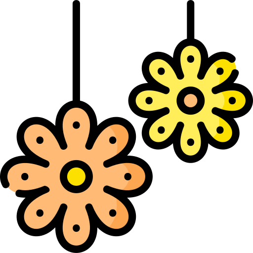 guirnaldas Special Lineal color icono