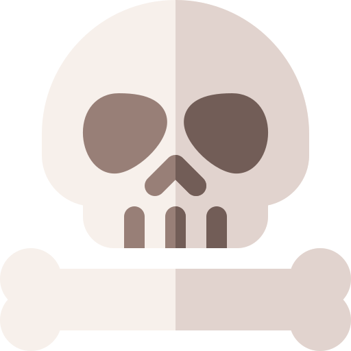 Skull Basic Rounded Flat icon