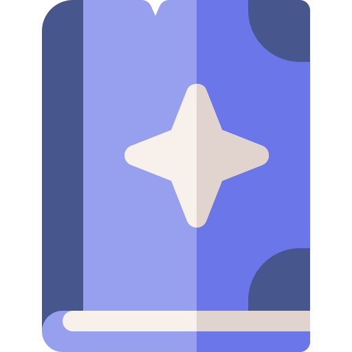 spreukenboek Basic Rounded Flat icoon