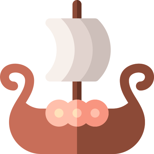 wikingerschiff Basic Rounded Flat icon