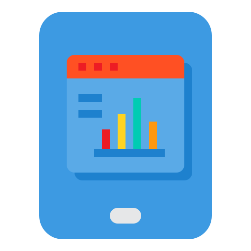 Graph itim2101 Flat icon