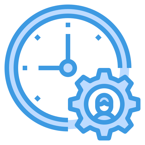 gestión del tiempo itim2101 Blue icono