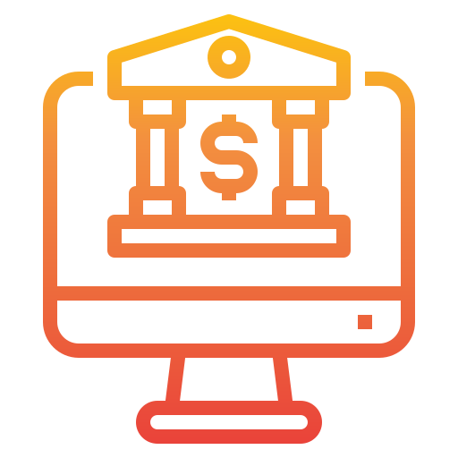 Online banking itim2101 Gradient icon