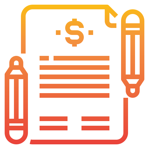 Contract itim2101 Gradient icon