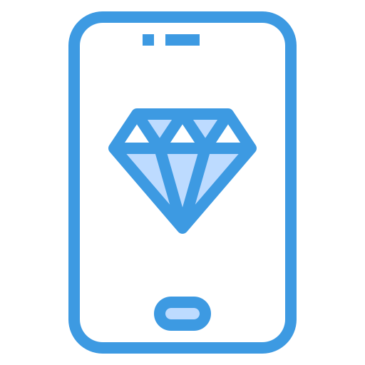 diamant itim2101 Blue Icône