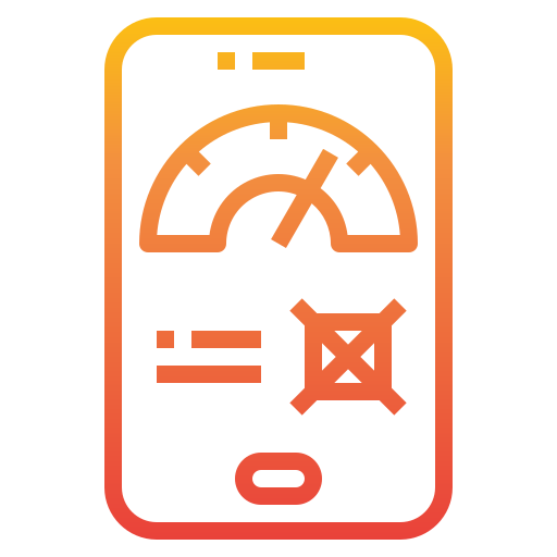 snelheidsmeter itim2101 Gradient icoon