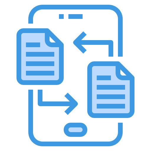 File transfer itim2101 Blue icon