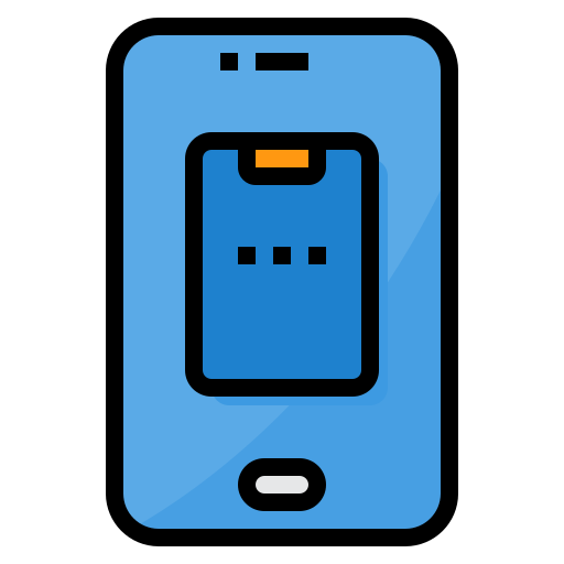 smartfon itim2101 Lineal Color ikona
