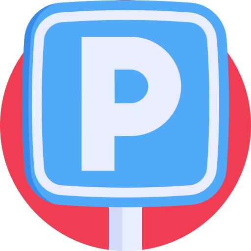 Parking sign Detailed Flat Circular Flat icon